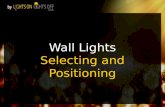 Wall Lights - Selecting & Positioning