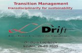 Transition Management and Resilience