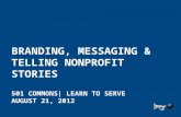 Branding, Messaging & Telling Nonprofit Stories