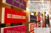Blogging 101 (01/08/09)