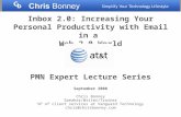 AT&T Expert Lecture Series Presentation: Inbox 2.0: Increasing Your Personal Productivity with Email in a Web 2.0 World