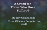 A Creed for Those Who Have Suffered- An Inspirational Poem About The Meaning of Suffering