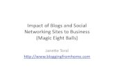 Impact of Blogs and Social Networking Sites to Businesses by Janette Toral