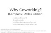 Why Coworking?
