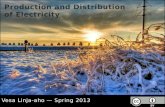 Production and distribution of electricity