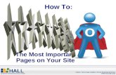 Optimize the Most Important Pages on Your Website