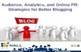 SEO, Analytics, and Online PR: Strategies for Better Blogging