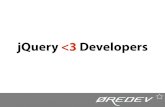 jQuery Loves Developers - Oredev 2009