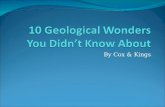 10 geological wonders you didn't know about