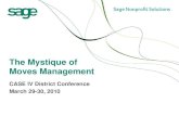 Mystique of Moves Management CASE_2010