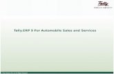Tally.ERP 9 for automobile vehicle sales and service