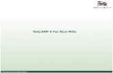 Tally.ERP 9 for rice mills