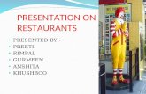 Mc Donalds presentation