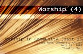 GNCC Equipping Class: Worship (4 of 5)