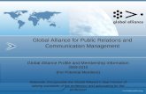 Global Alliance Profile and Membership Information 2009-2010 (Potential Members)