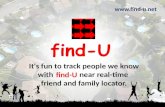 Friend and Family Tracker App find-U