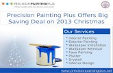 Precision Painting Plus Offers Big Saving Deal on 2013 Christmas