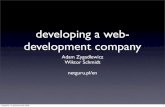 Developing a webdevelopment company