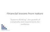 Financial lessons from nature