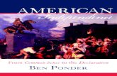 American Independence (Back Matter) by Ben Ponder