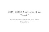 Com10003 learning and communicating online assessment 2a- Music