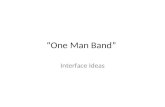 One man band image designs