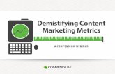 Demystifying Content Marketing Metrics