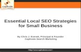 Local SEO Consulting Strategies for Small Business