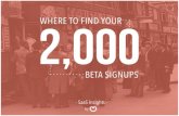SaaS? Find your first 2,000 beta signups now! by @frontapp