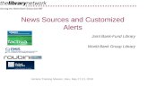 News and Customized Alerts