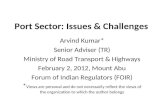 Port sector issues,challenges-2012