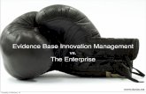 Evidence Based Entrepreneurship vs. The Enterprise