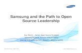 Samsung and the Path to Open Source Leadership