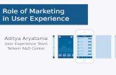 Role of Marketing in UX