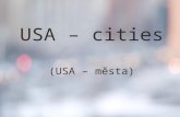 USA - města