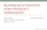 Business Strategy for Product Managers