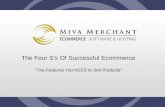 Internet Merchants Association August 2012 Conference - The Four S's of Successful Ecommerce