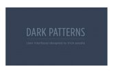 Dark Patterns: User Interfaces Designed to Trick People (Presented at UX Brighton 2010)