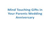 Mind Touching Gifts for Your Parents Wedding Anniversary