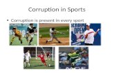 Corruption in sports