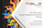 Security challenges for IoT