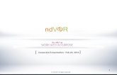 Introduction to ndVOR Solutions