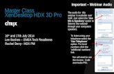 Citrix XenDesktop Master Class - July 2014