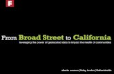 From Broad Street to California