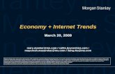 Economy Tech trends in 2009 by Mary Meeker (Morgan Stanley)