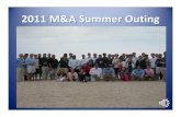 2011 M&A Summer Outing