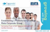 Establishing a Platform for Growth at Riata Corporate Group: Harnessing the Power of SAP Suite on HANA and SAP Certified Solutions