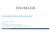 Daimler AG „Commerzbank AG Sustainability Conference“