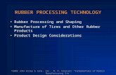 Rubber processing technology