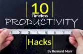 The 10 Timeless Productivity Hacks